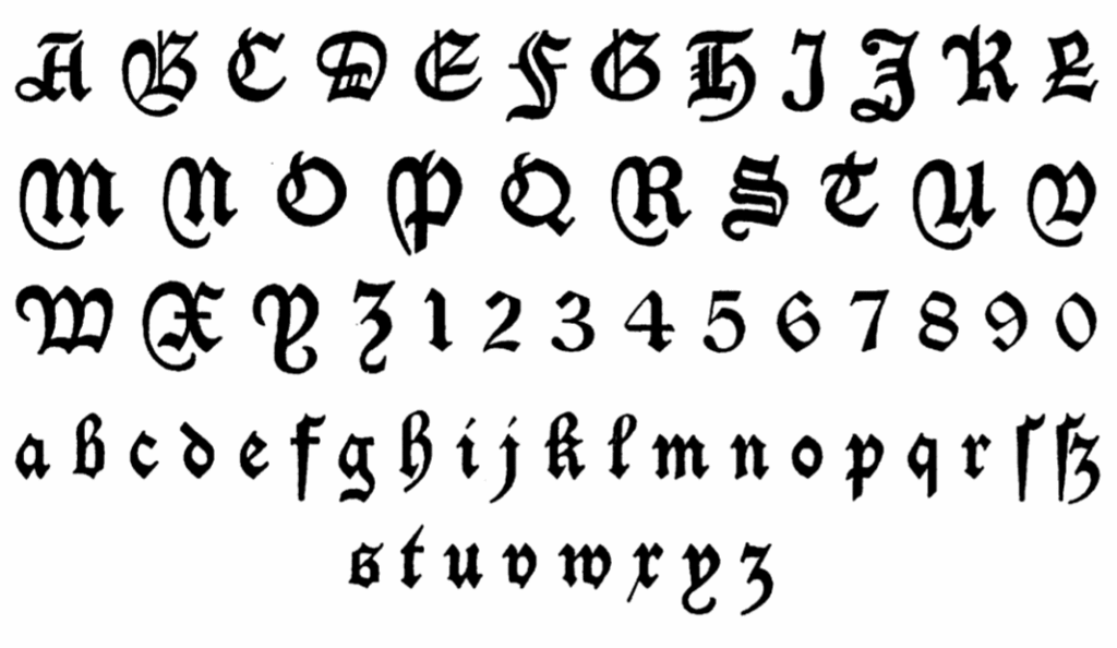 1477-WilliamCaxton-Angelsaechsisch=CaxtonGotisch